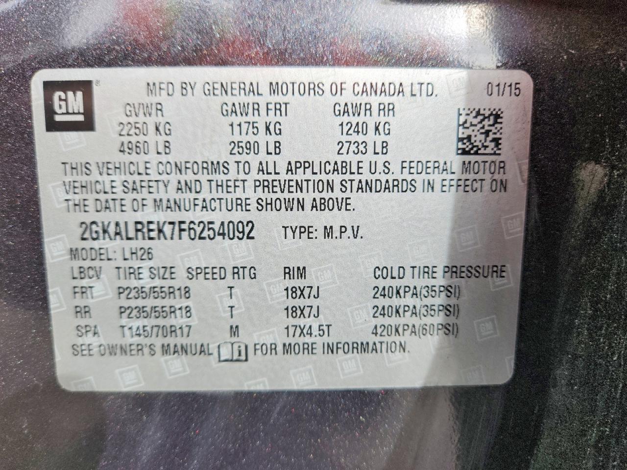 GMC Terrain Sle
