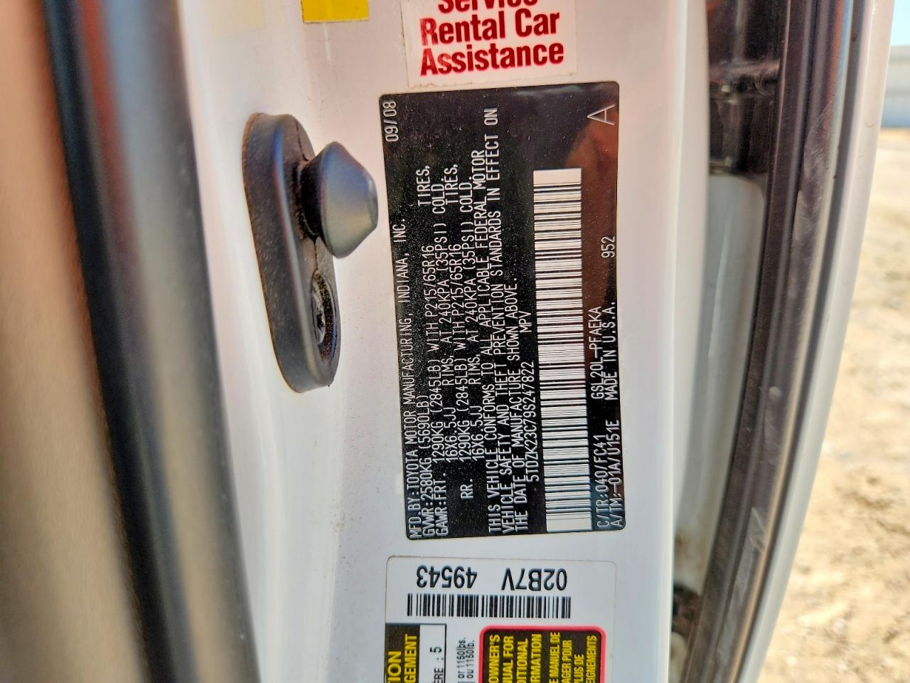 Toyota Sienna Le 7-passenger