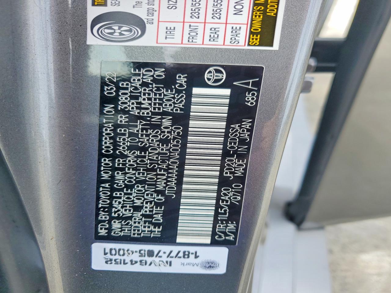 Toyota Mirai Xle