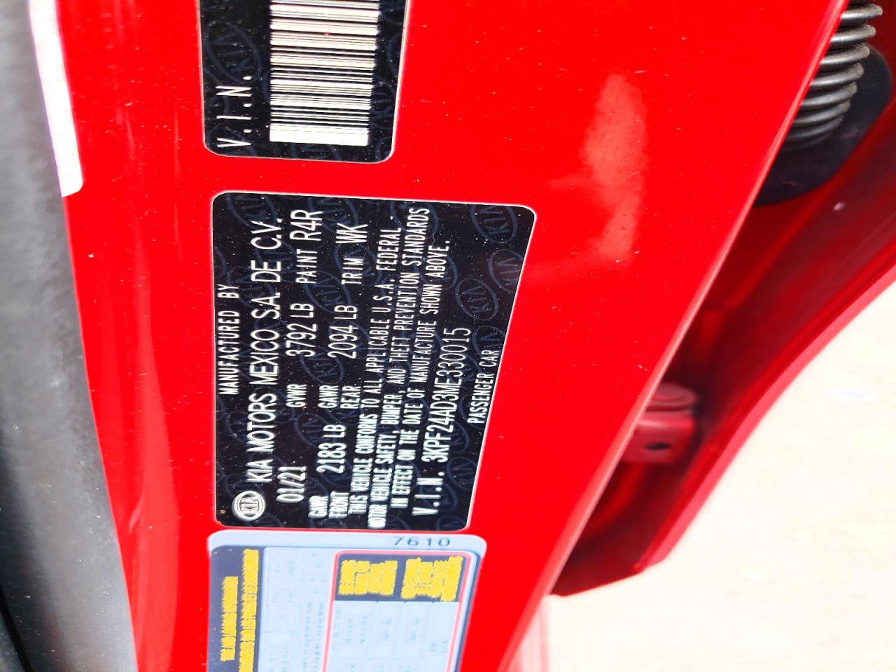 Kia Forte Lxs