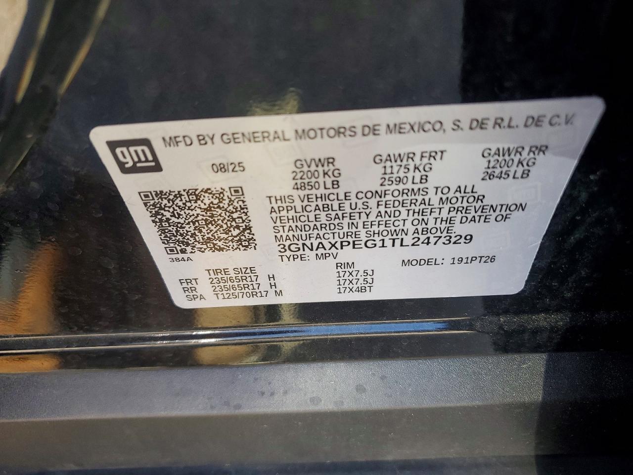 Chevrolet Equinox Lt