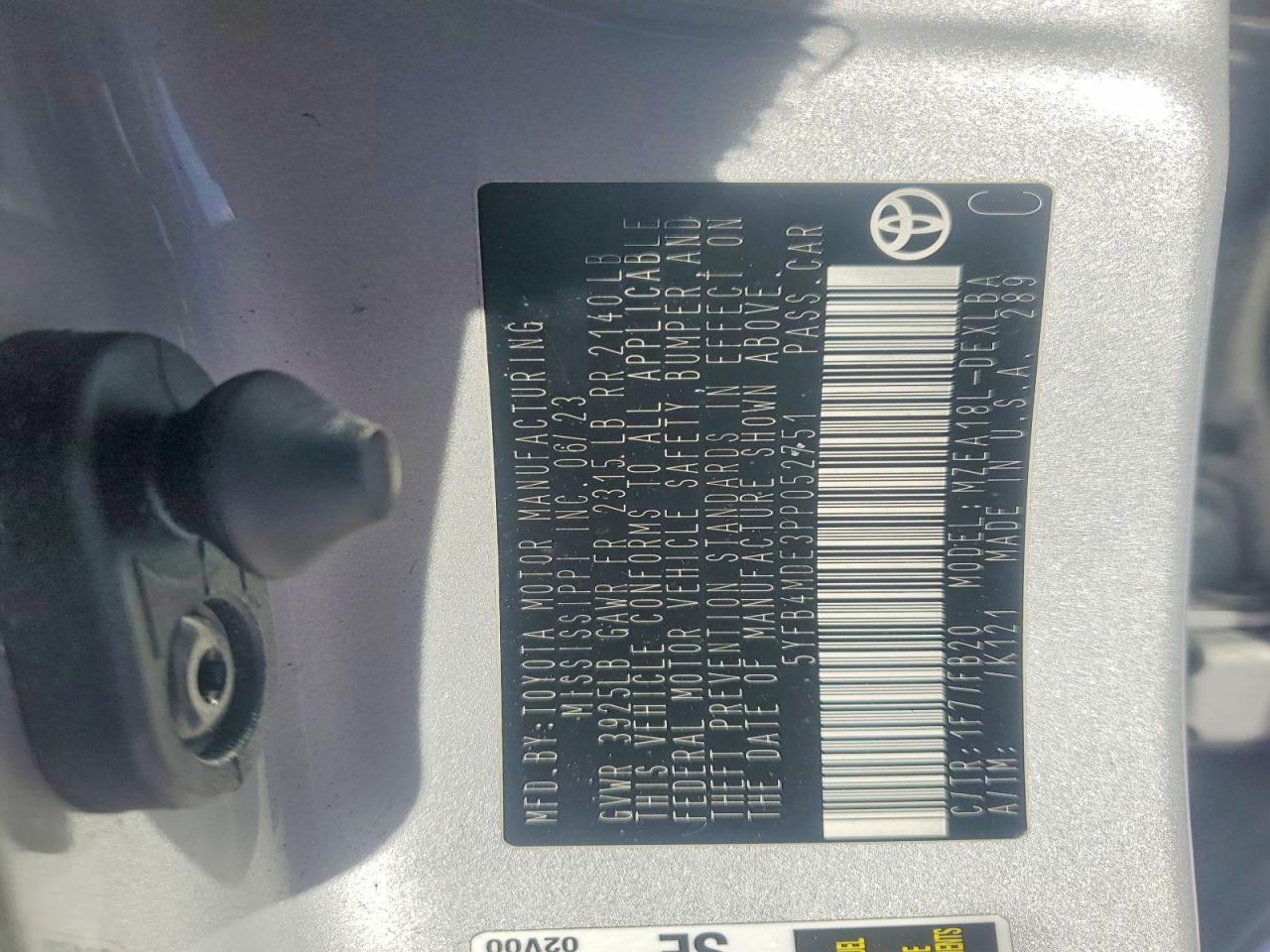 Toyota Corolla Le