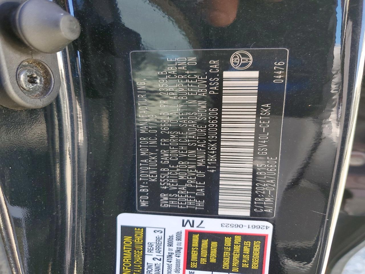 Toyota Camry Se V6