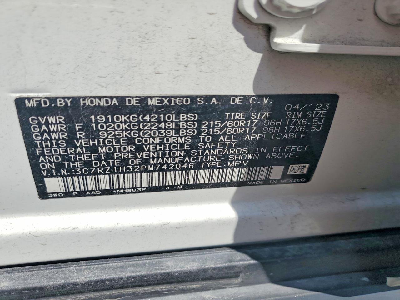 Honda HR-V Lx
