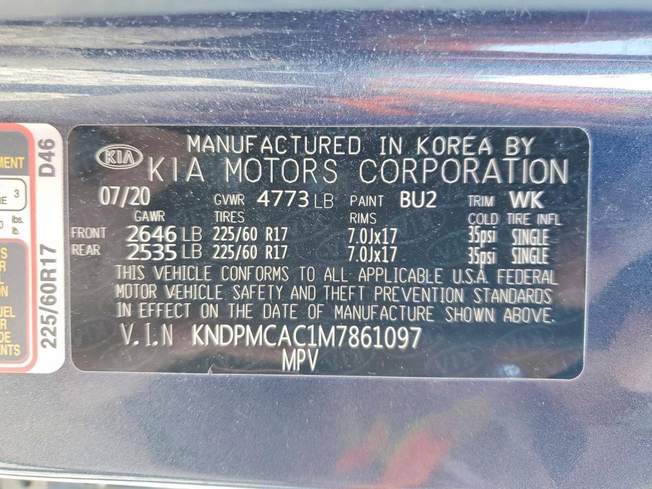 Kia Sportage Lx