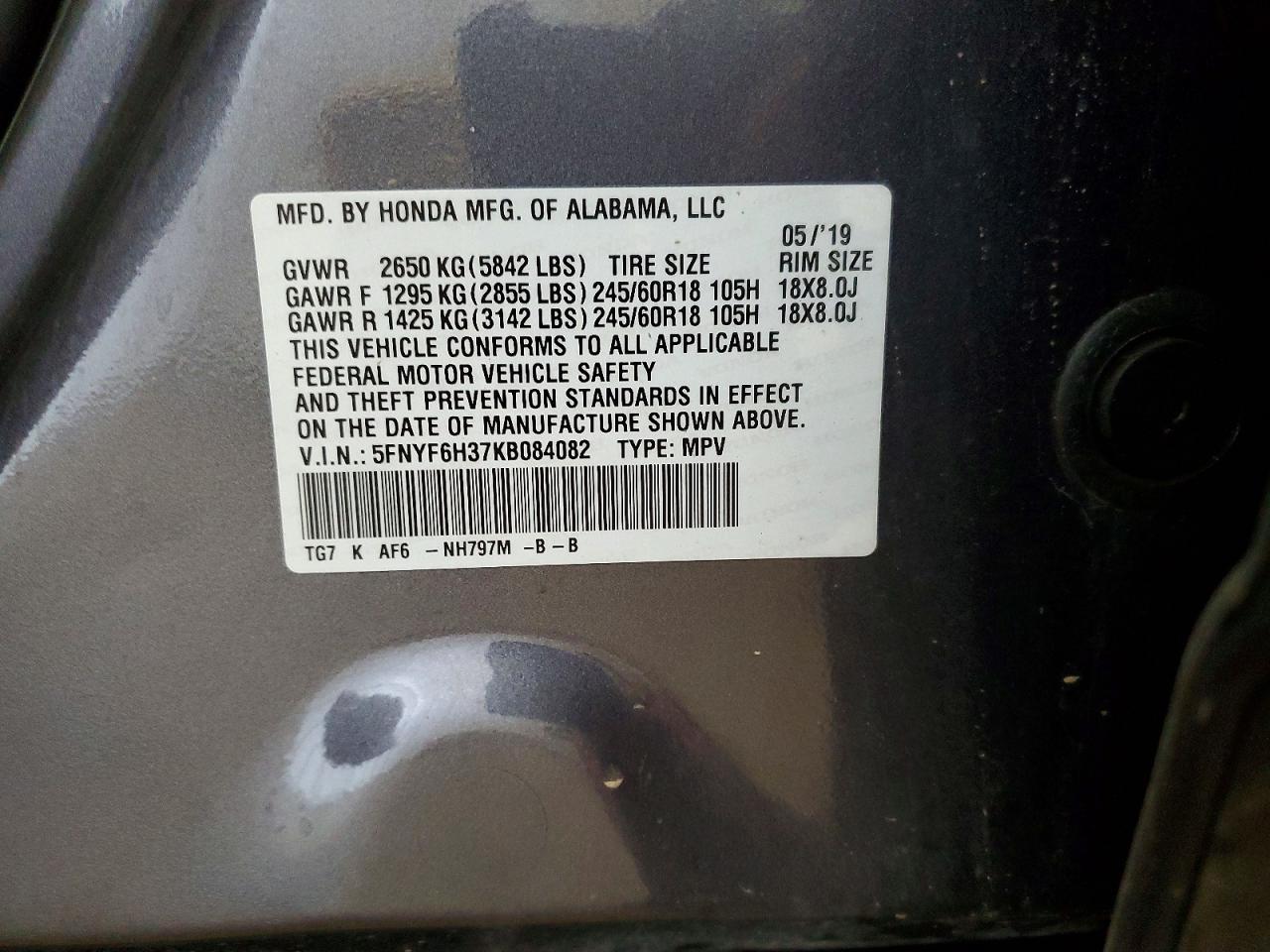 Honda Pilot Ex