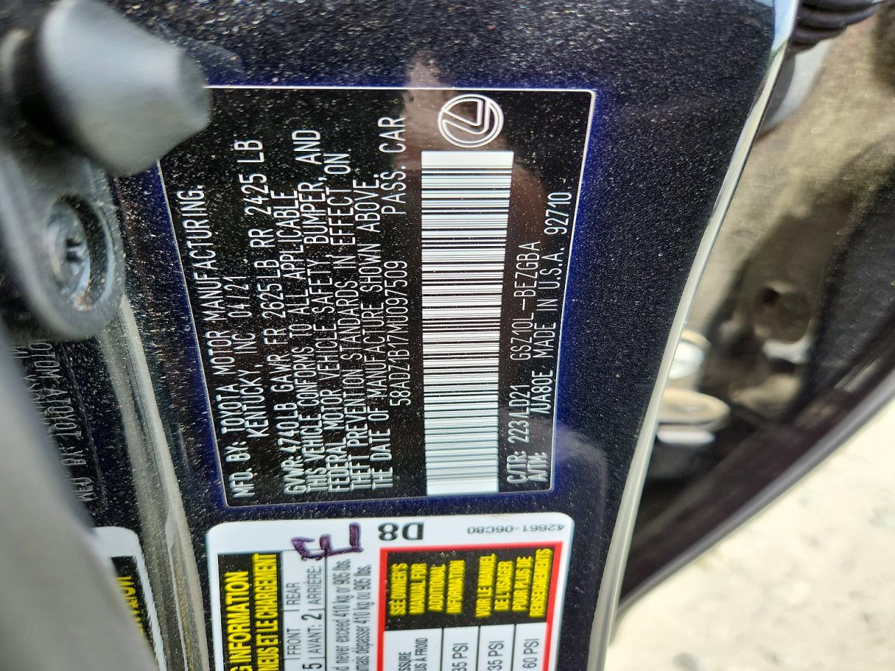 Lexus Es Base