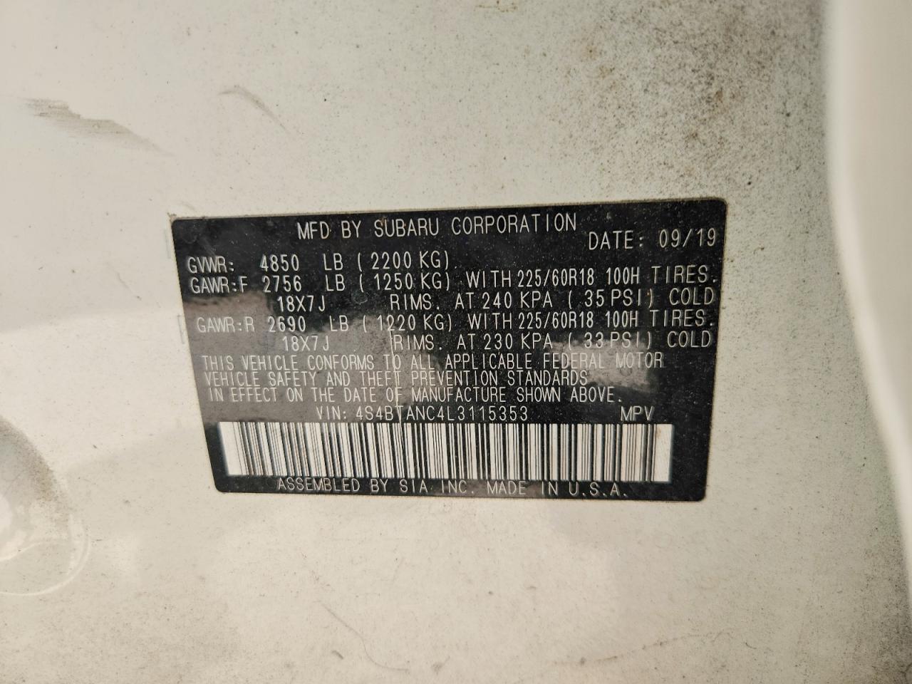 Subaru Outback Limited