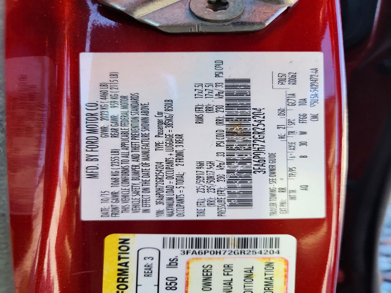 Ford Fusion Se
