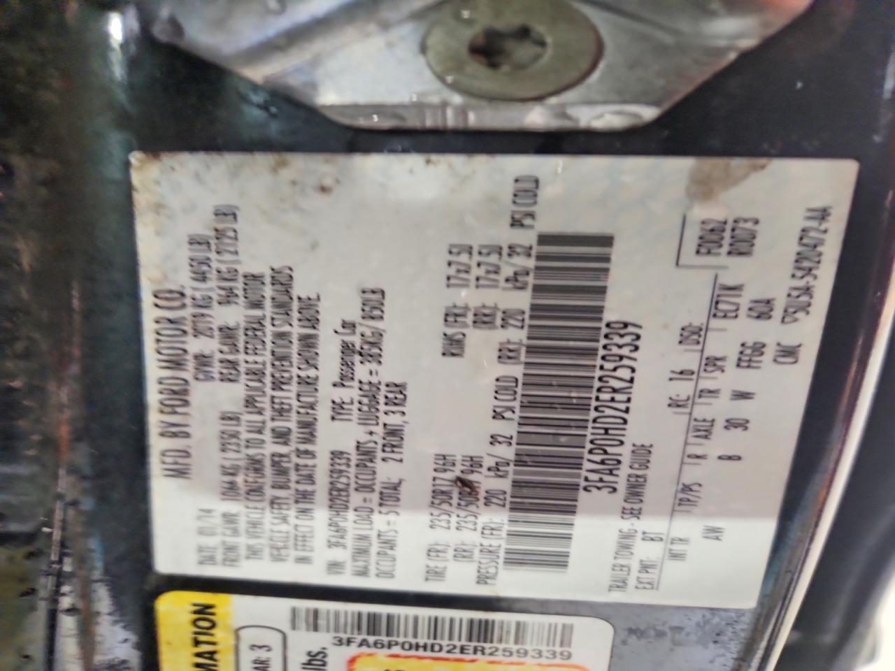 Ford Fusion Se