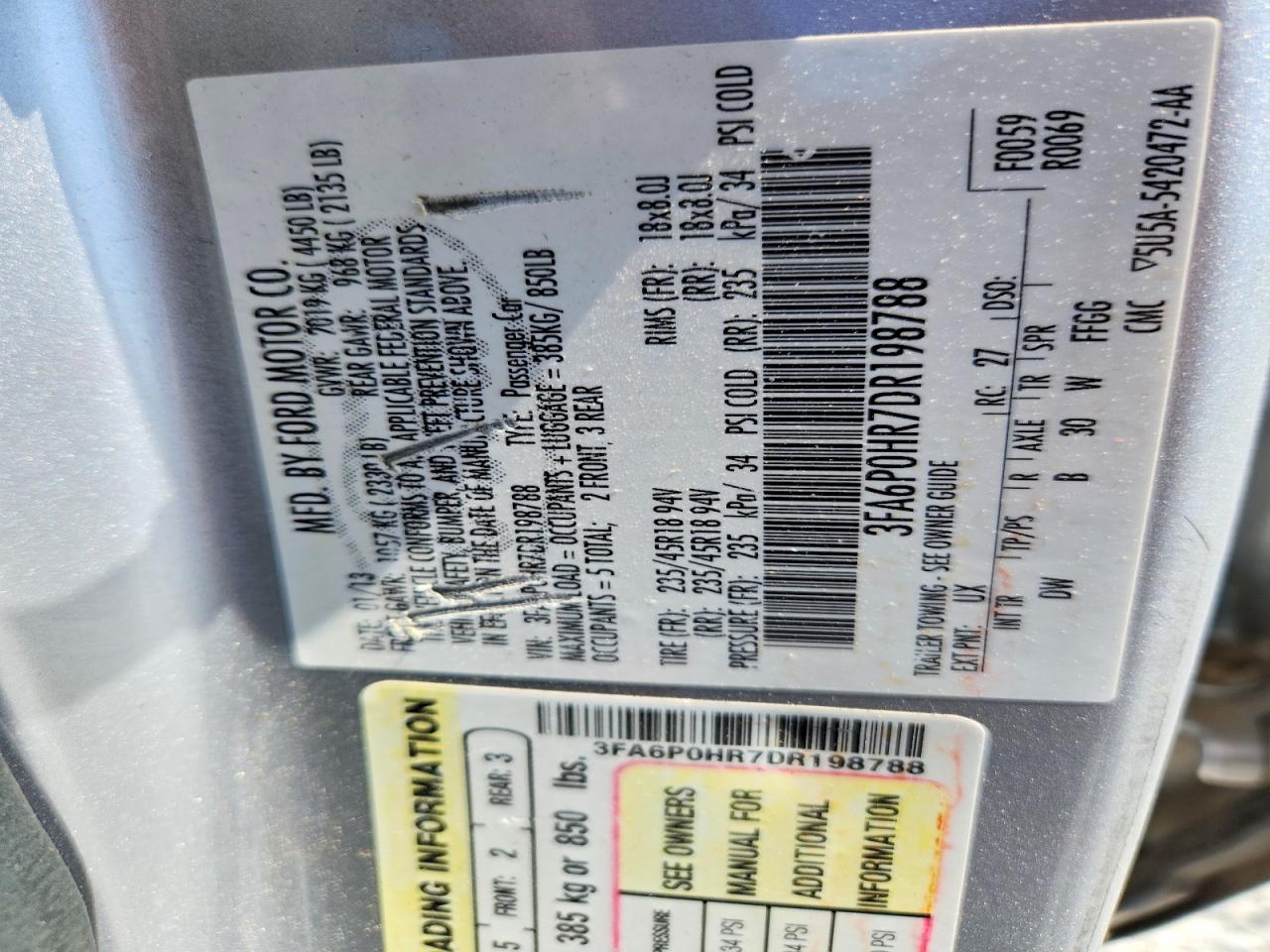 Ford Fusion Se