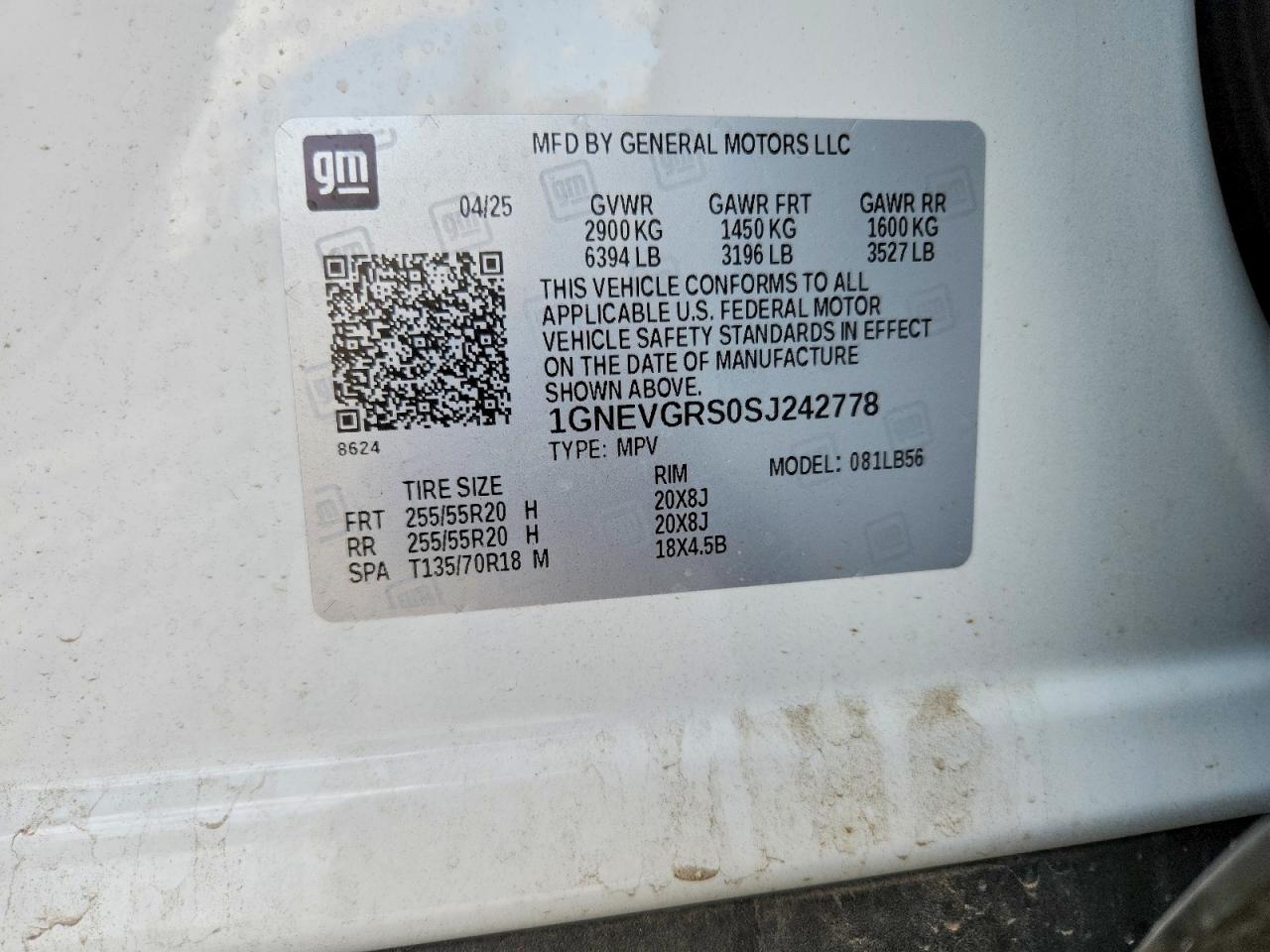 Chevrolet Traverse Lt