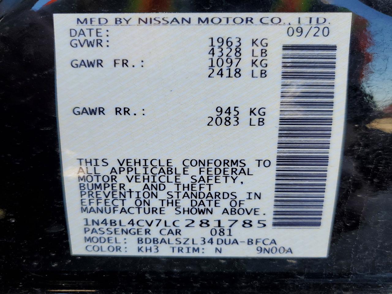 Nissan Altima Sr