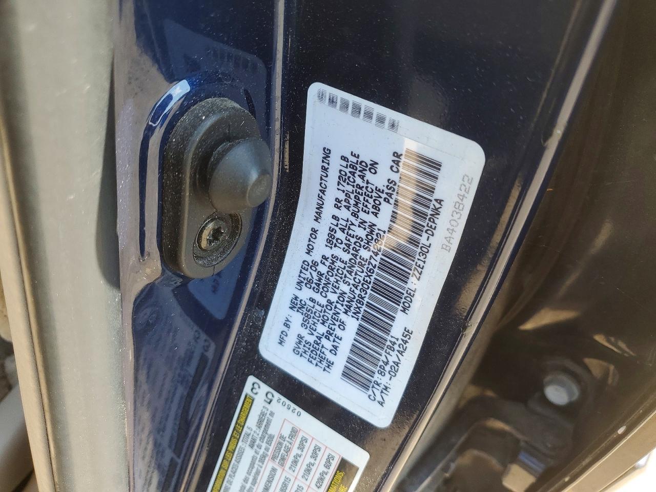 Toyota Corolla Le