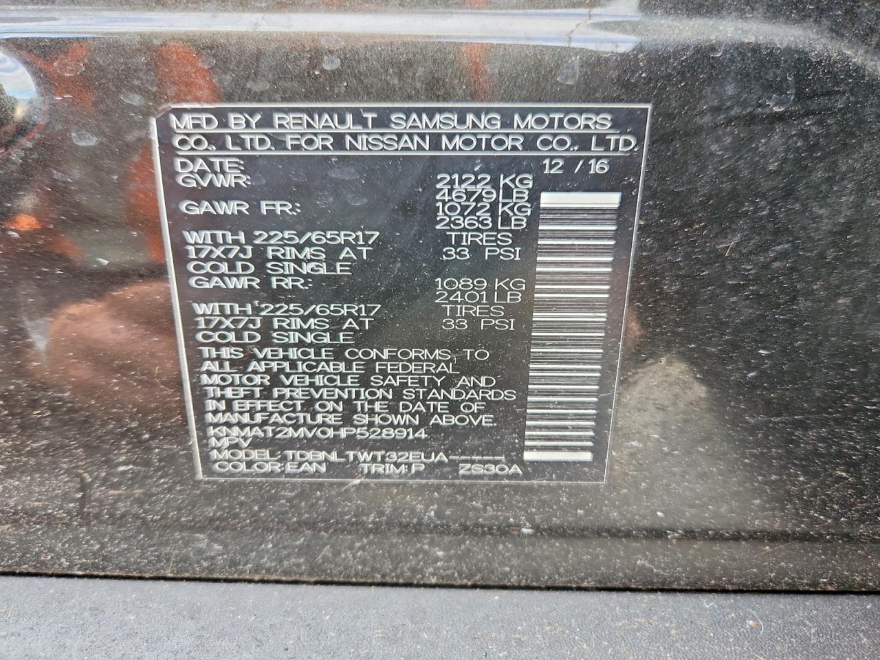 Nissan Rogue Sv
