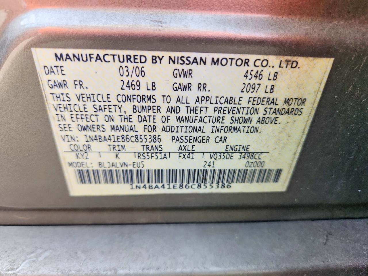 Nissan Maxima 3.5 Se