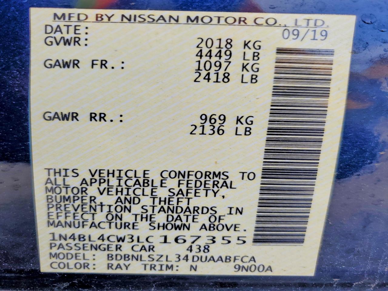 Nissan Altima Sr