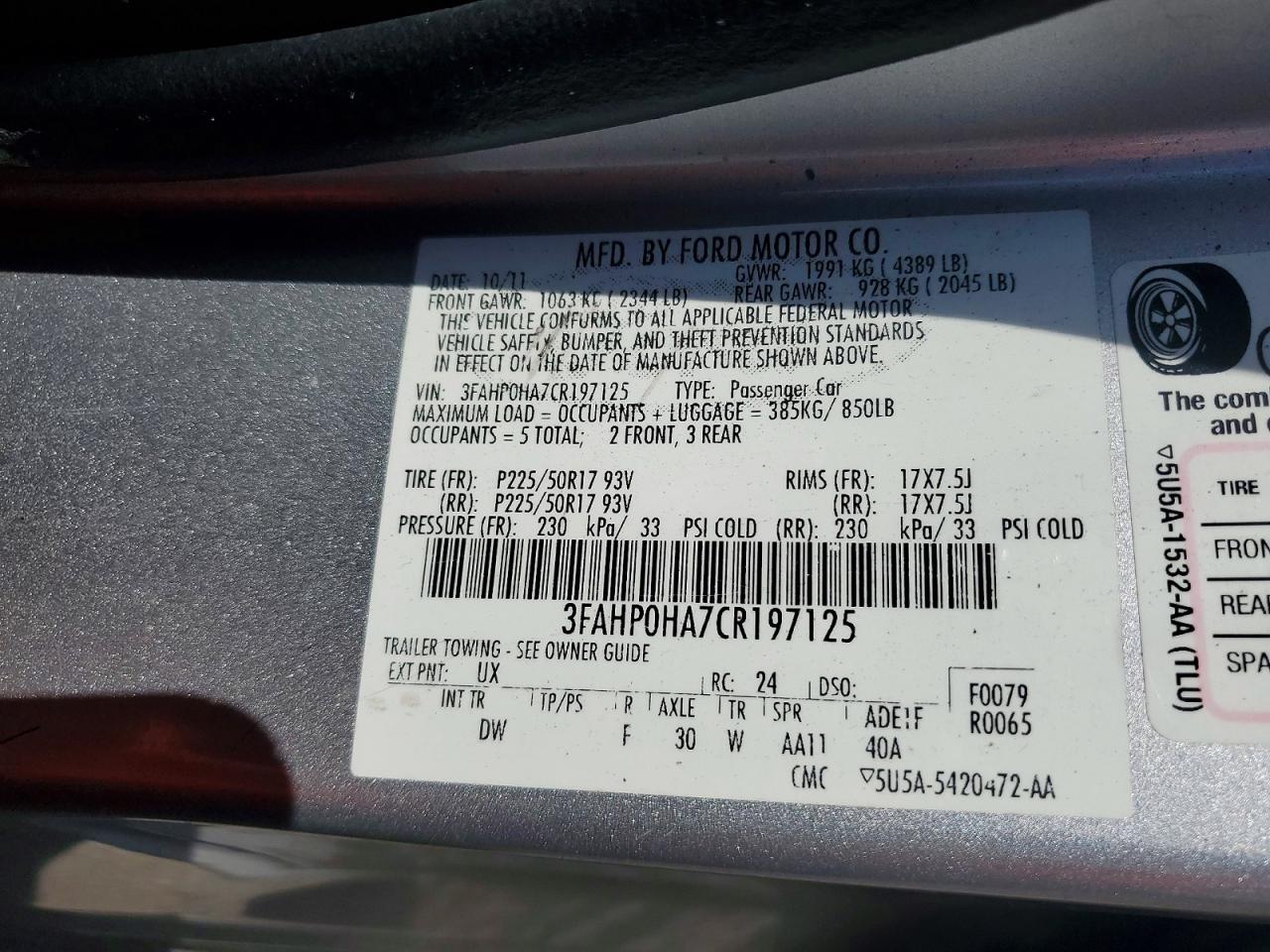 Ford Fusion Se