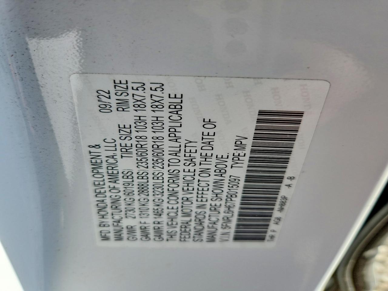 Honda Odyssey Exl