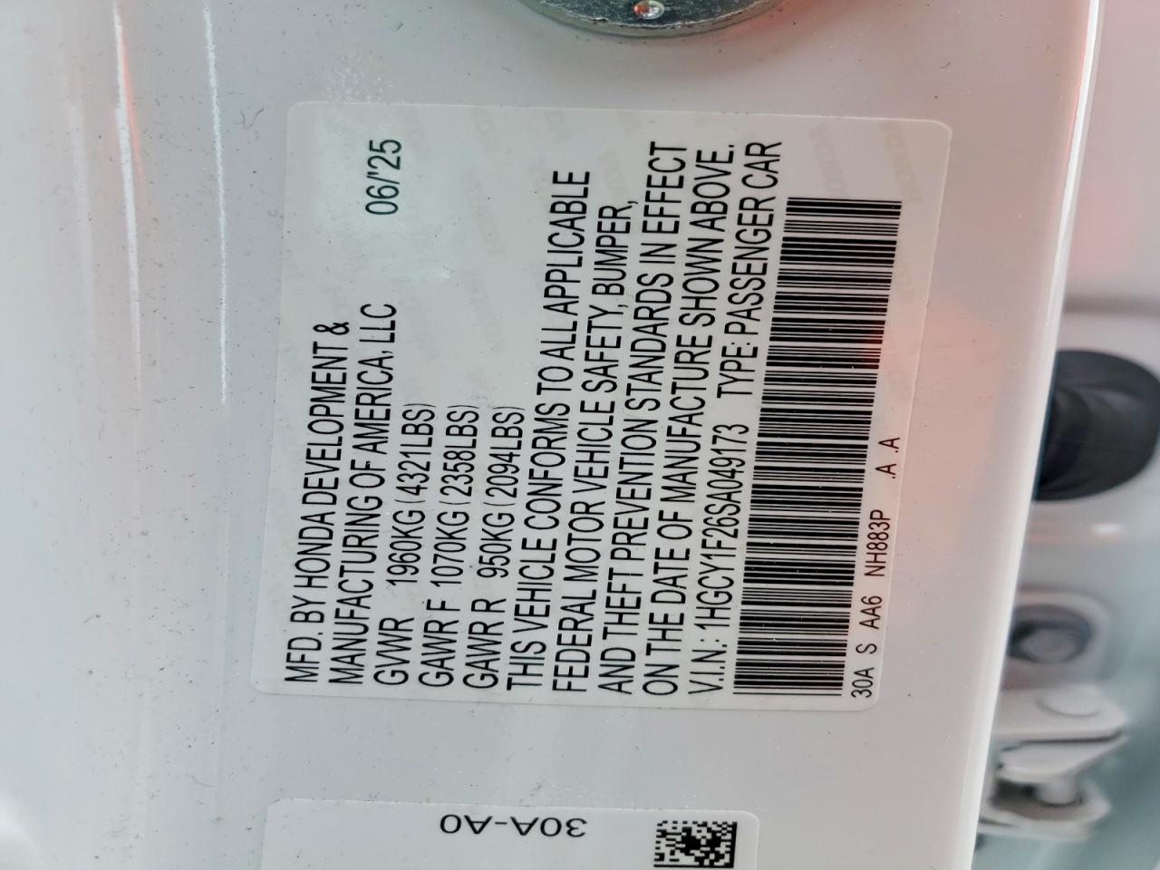 Honda Accord Lx