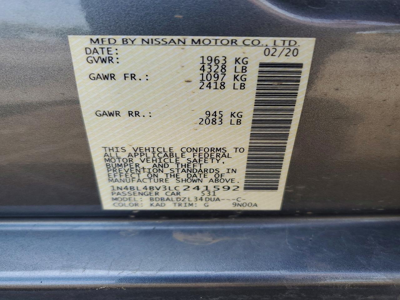 Nissan Altima S
