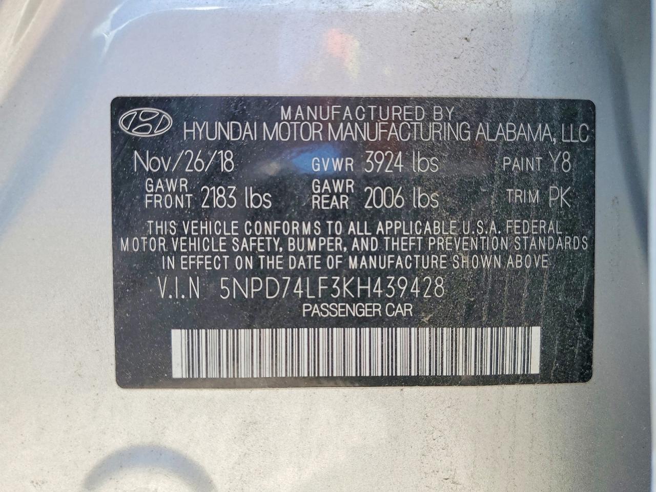 Hyundai ELANTRA Se