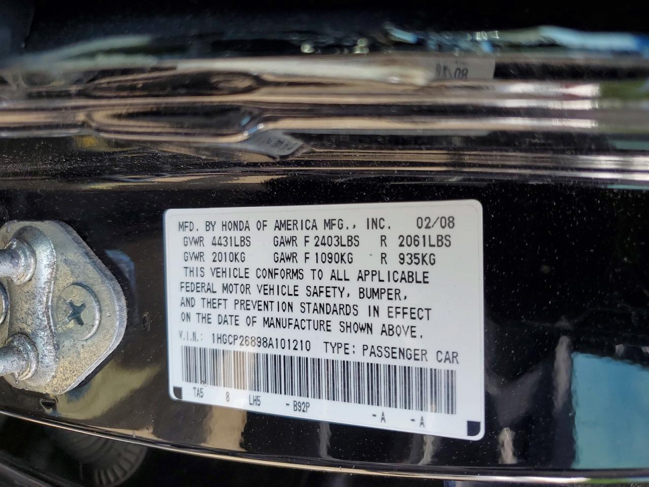 Honda Accord Exl