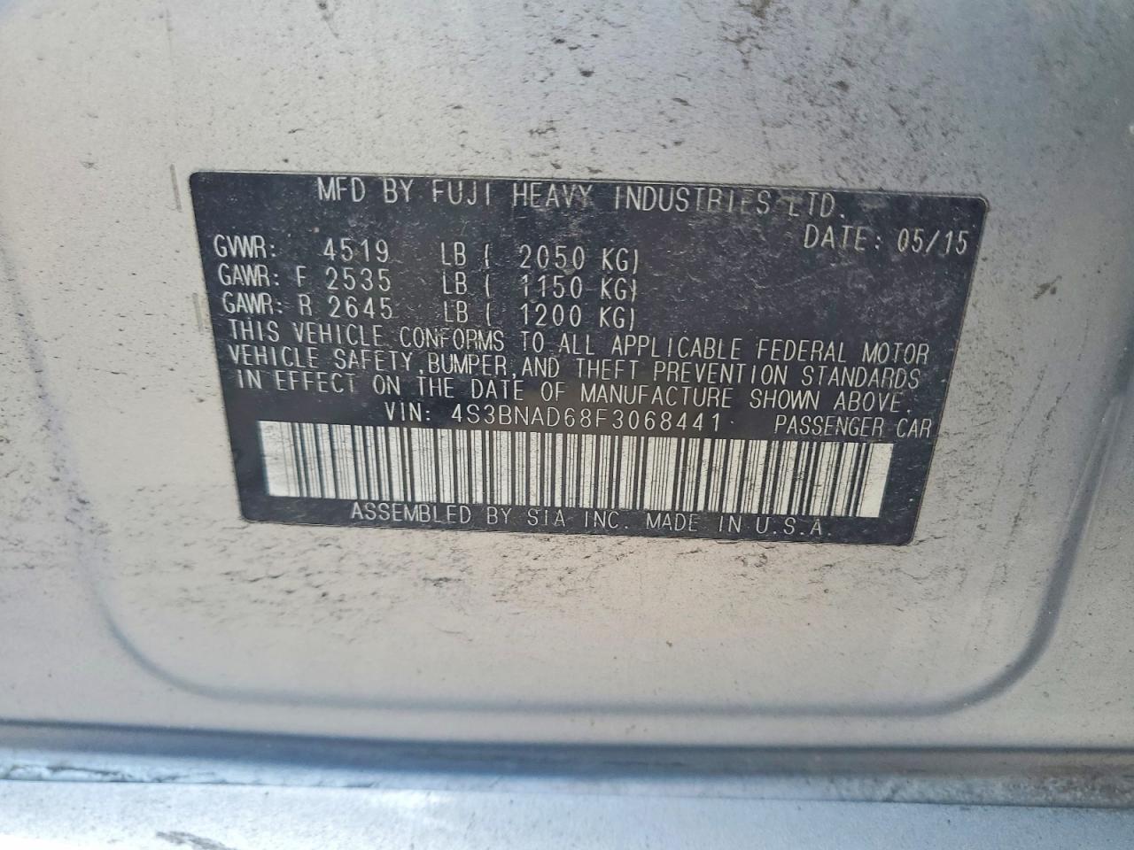 Subaru Legacy 2.5i Premium