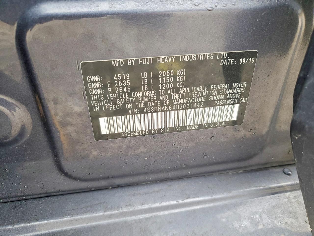 Subaru Legacy 2.5i Limited