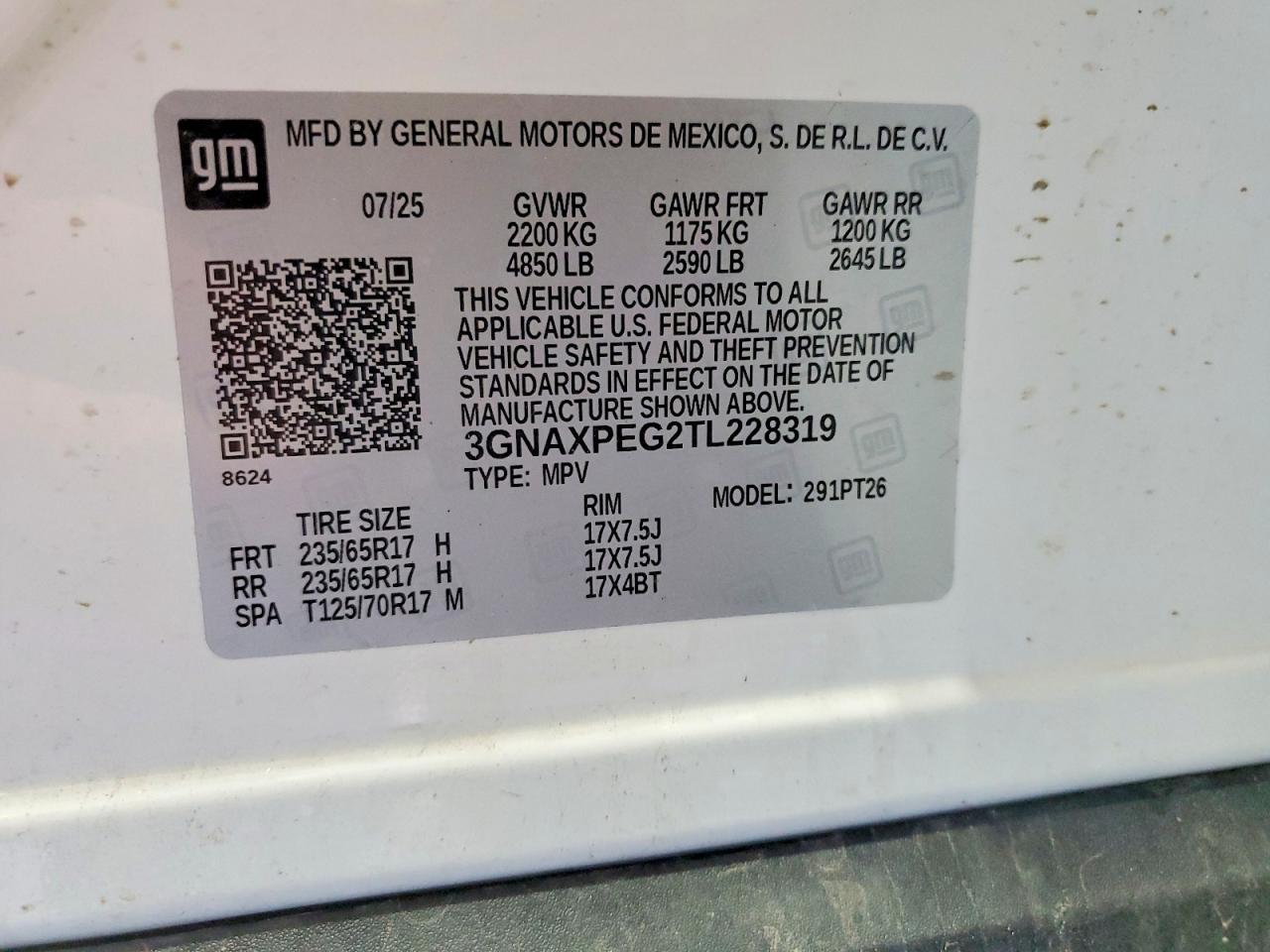 Chevrolet Equinox Lt