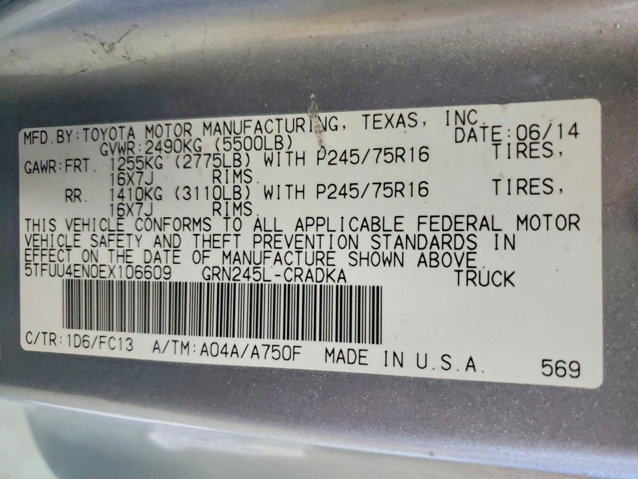 Toyota Tacoma V6