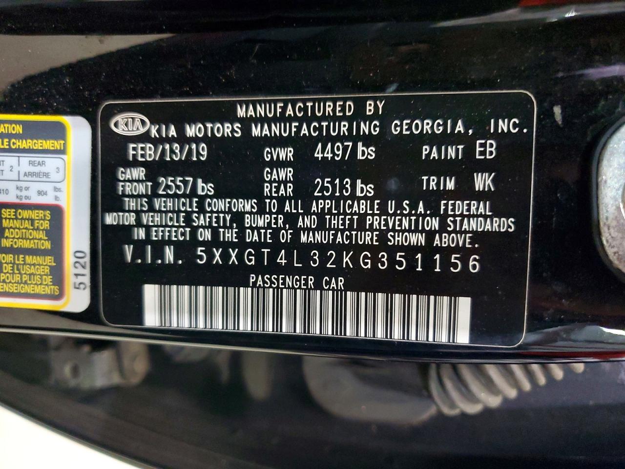 Kia Optima Lx