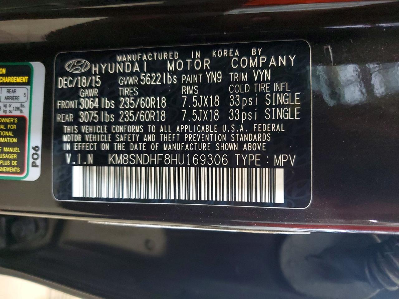Hyundai SANTA FE Se