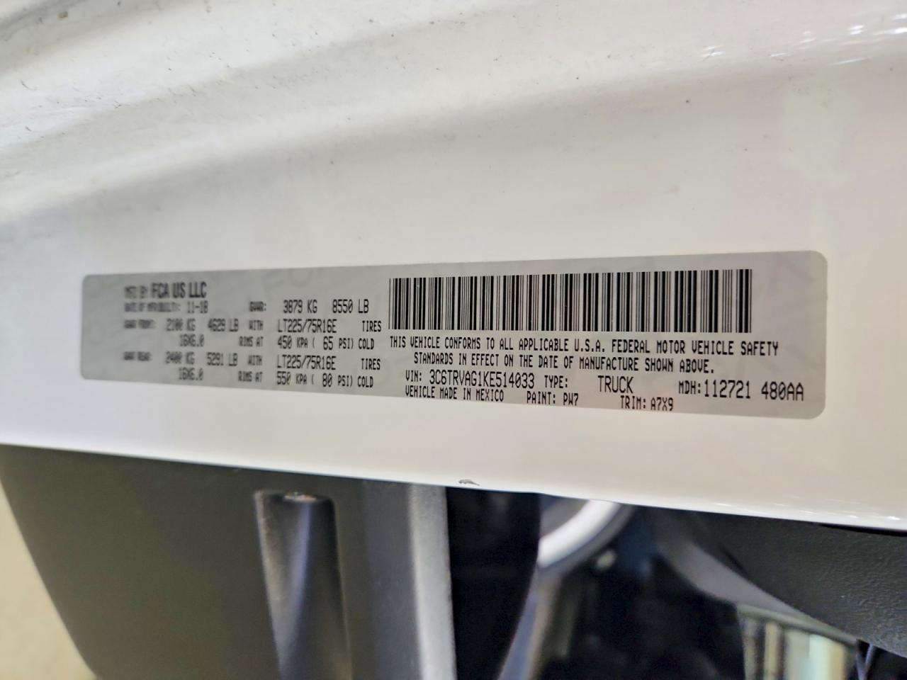 Ram Promaster 1500 Standard
