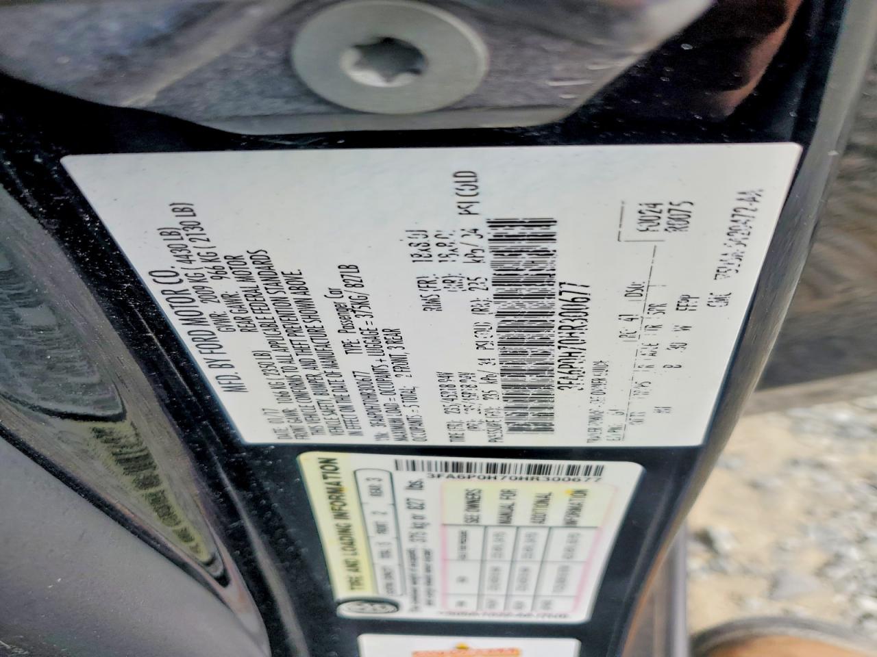 Ford Fusion Se