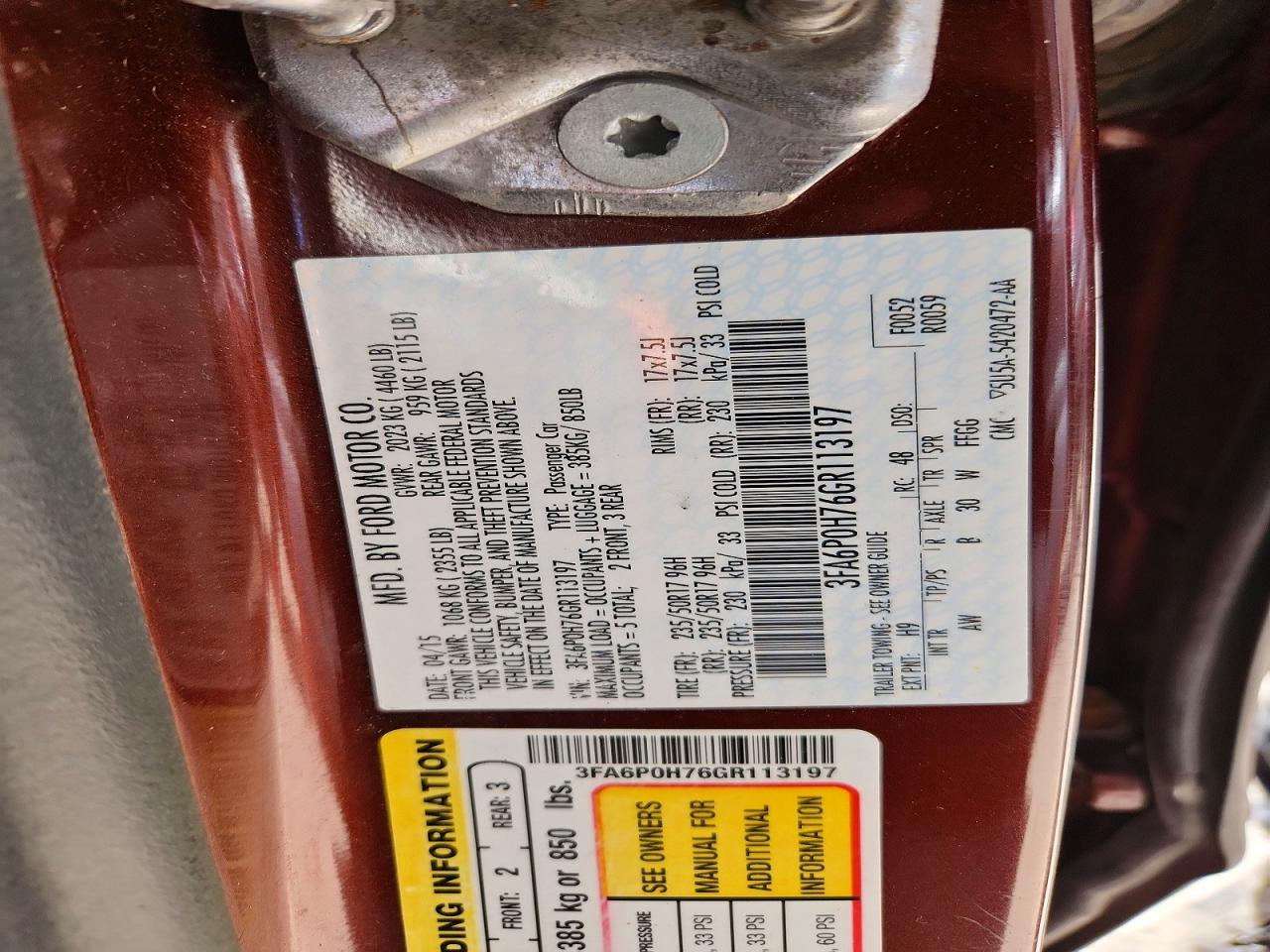 Ford Fusion Se
