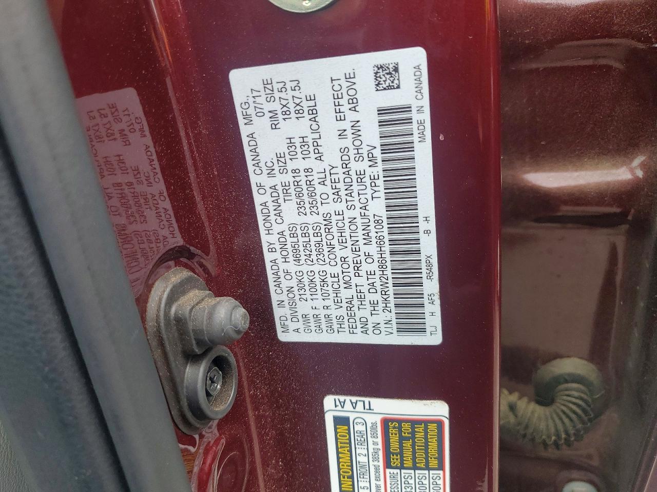 Honda Crv Exl