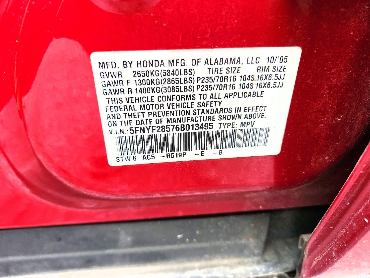 Honda Pilot Ex