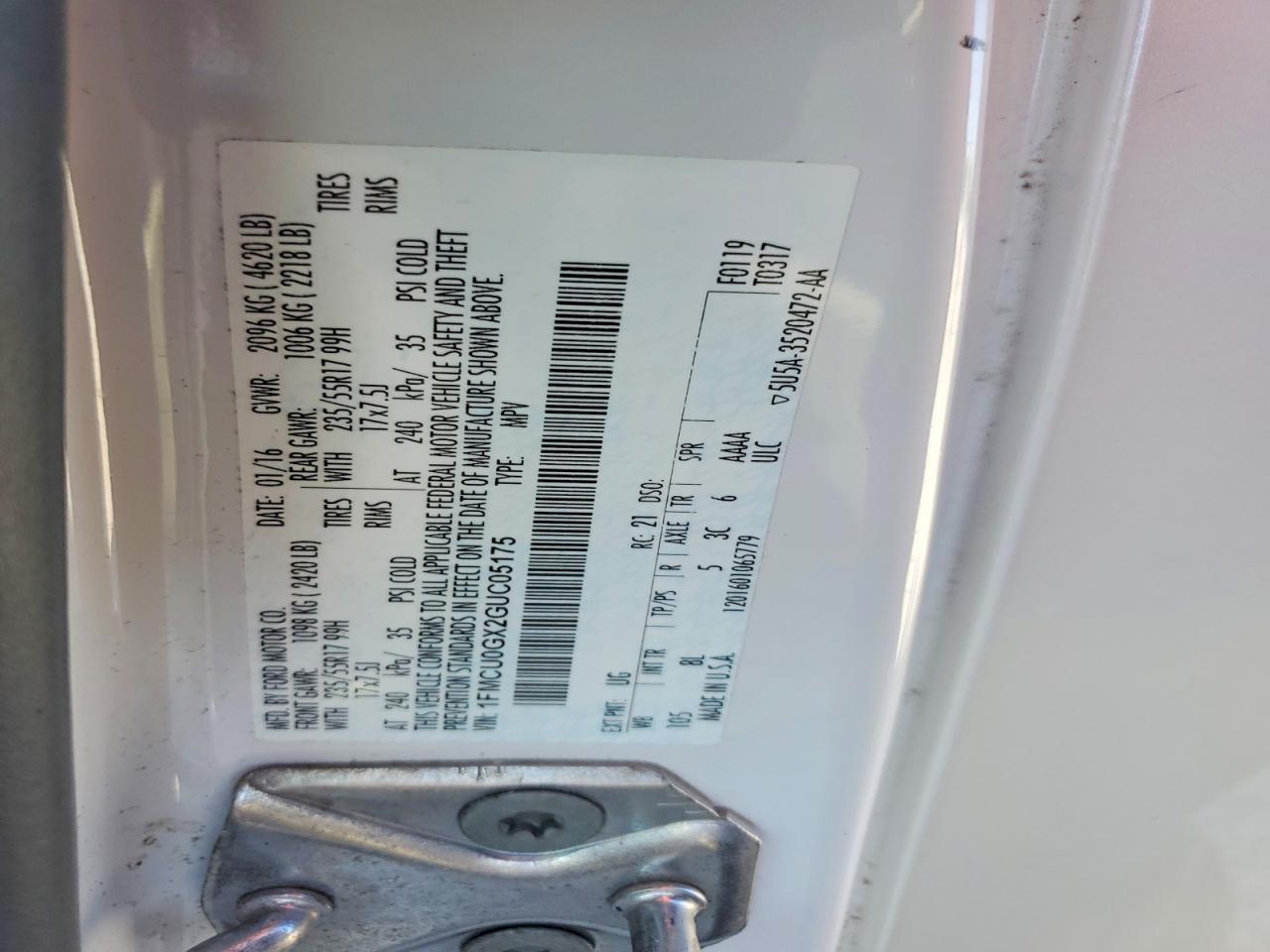 Ford Escape Se