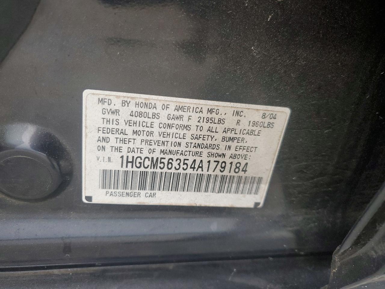 Honda Accord Lx