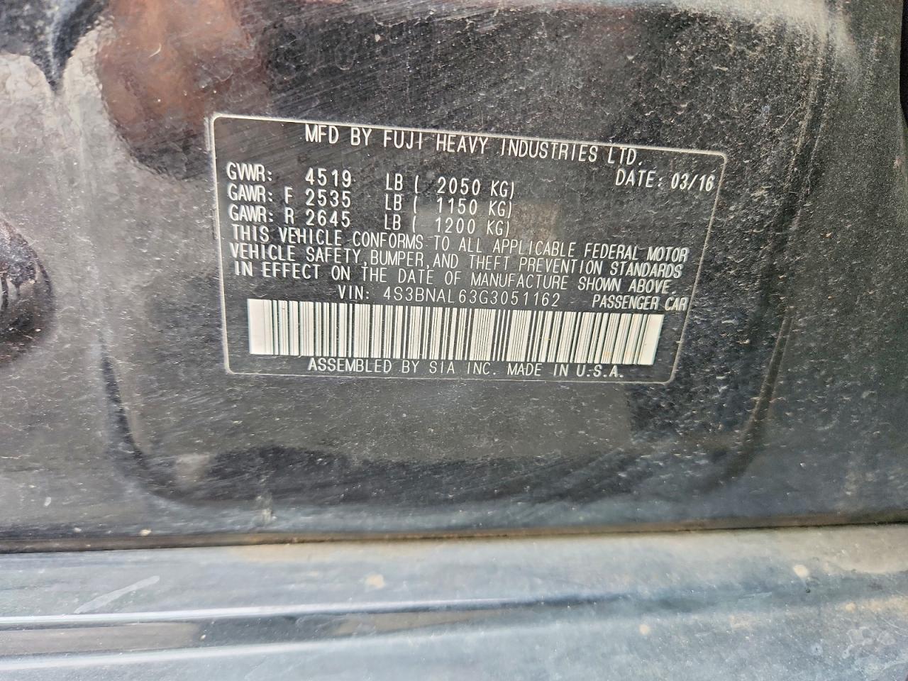 Subaru Legacy 2.5i Limited
