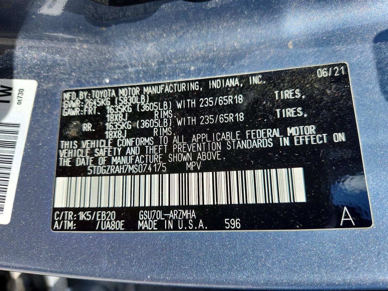 Toyota Highlander Xle