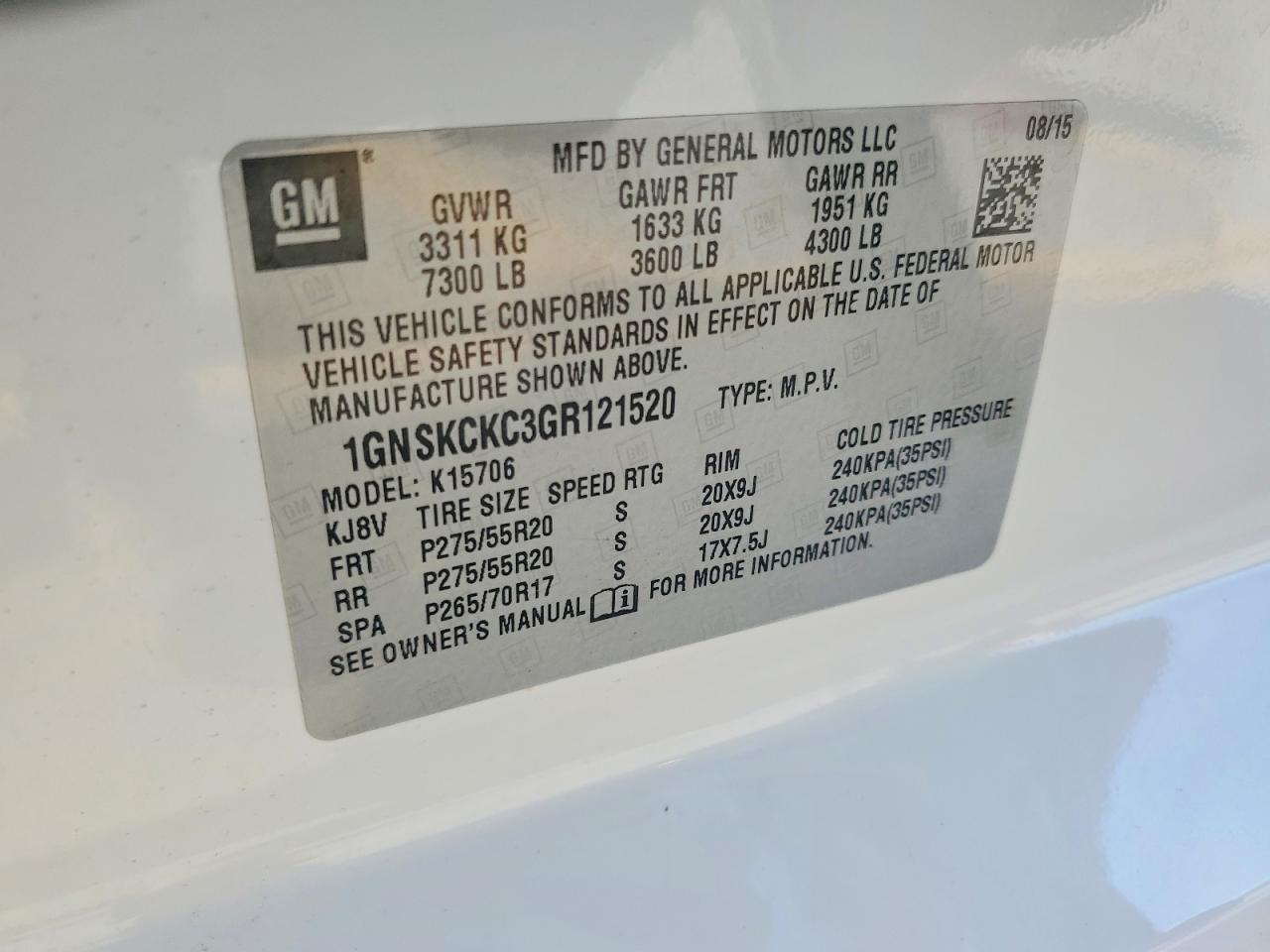 Chevrolet Tahoe K1500 Ltz