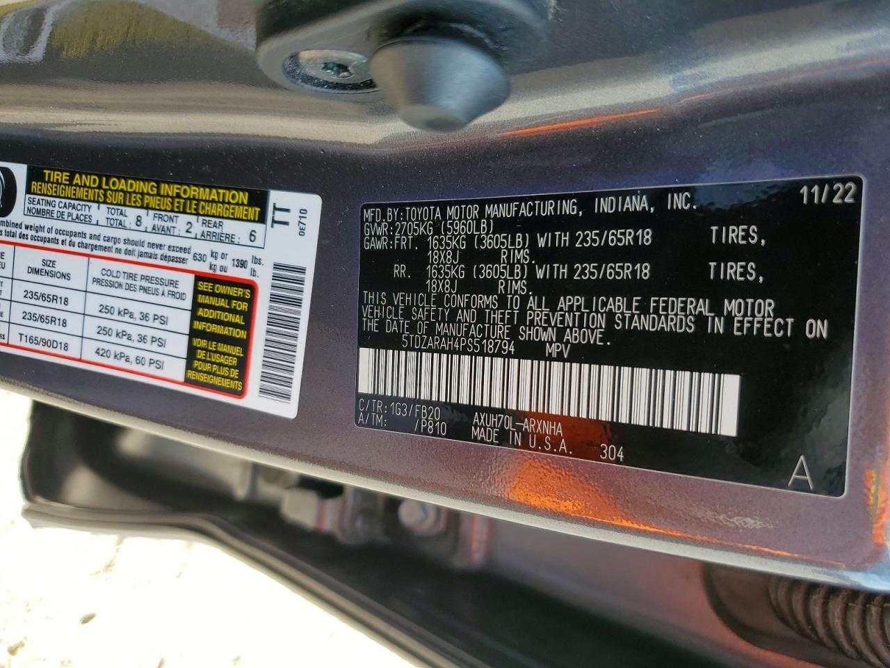 Toyota Highlander Le