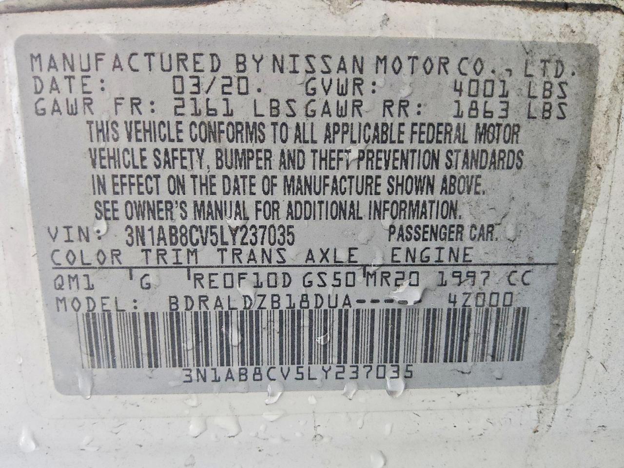 Nissan Sentra Sv
