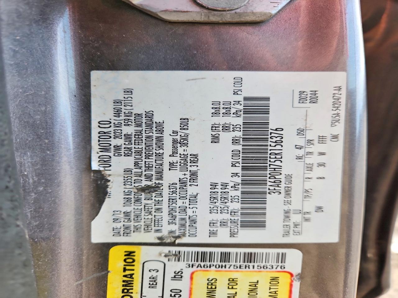 Ford Fusion Se
