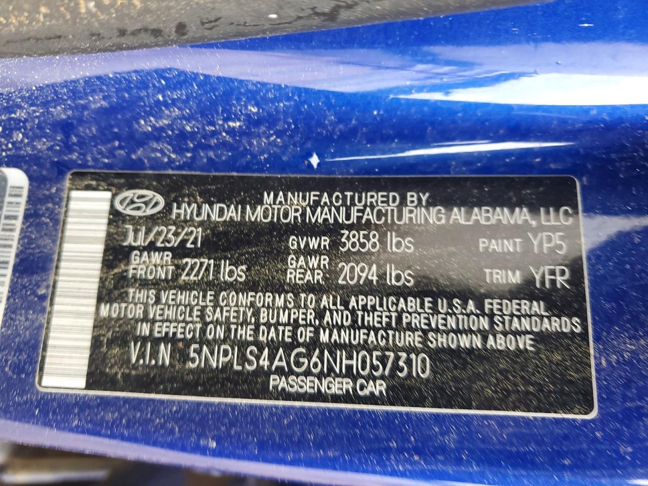 Hyundai ELANTRA Sel