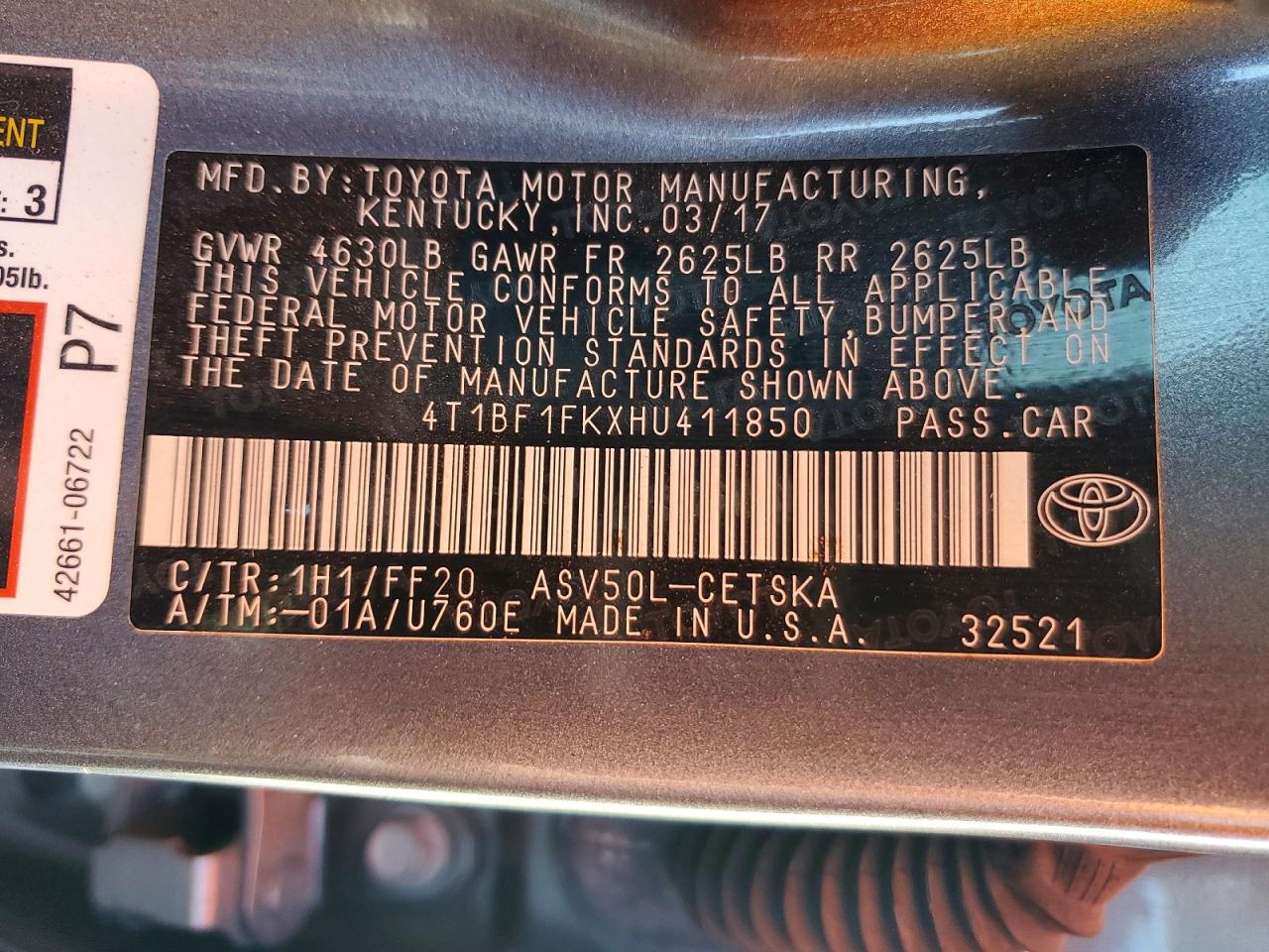 Toyota Camry Le