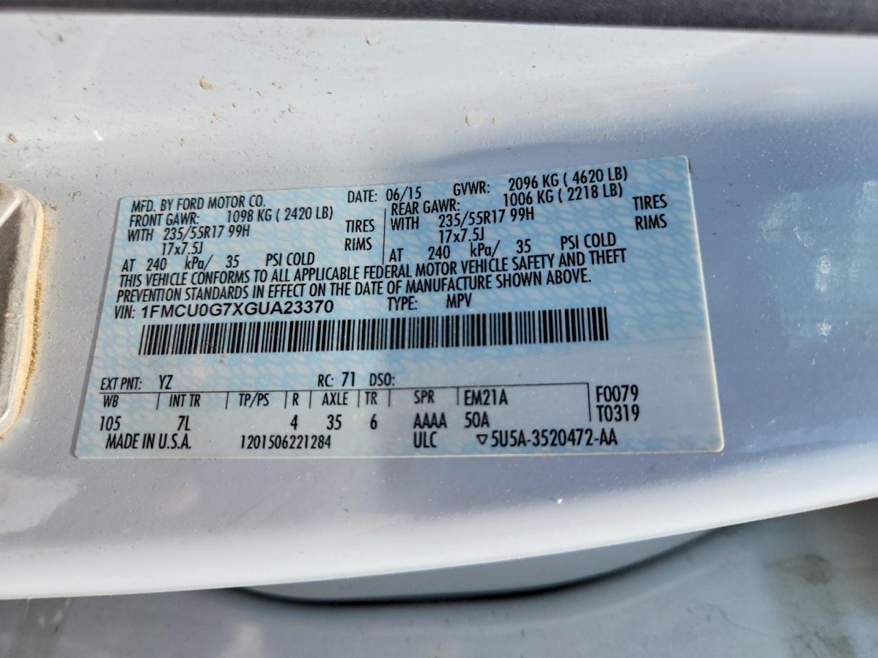 Ford Escape Se
