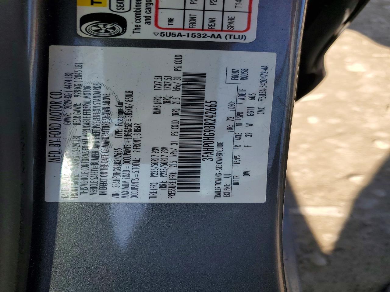 Ford Fusion Se
